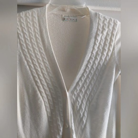 Kimchi & Blue Urban Outfitters ivory Cardigan sweater Small - Picture 3 of 8
